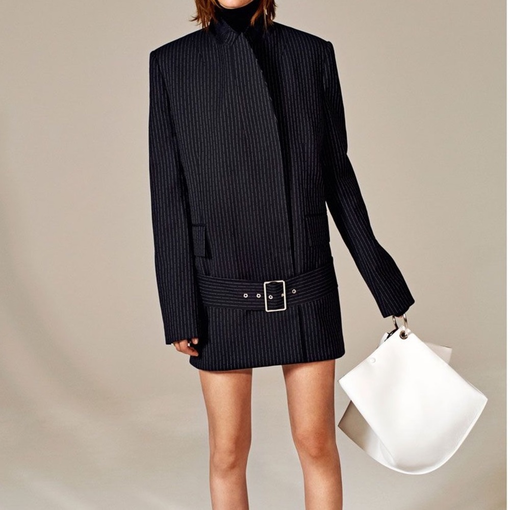 Zara Woman Striped Studio Jacket FLASH SALE